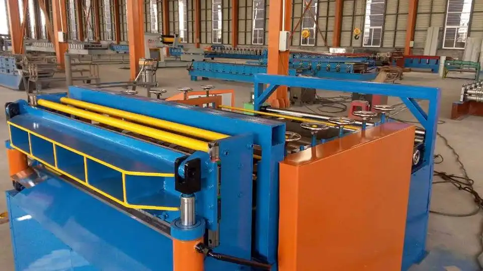 Metal coil leveling slitting line machine cut to length automatic metal steel processing machine cutting machine
