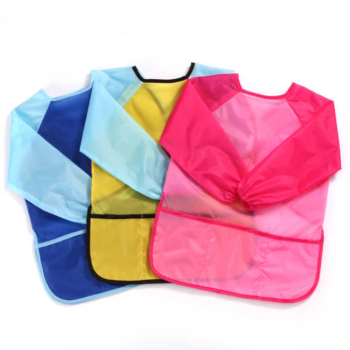 Fabriek Direct Op Maat Gemaakte Kunstkiel Diverse Kleuren Kinderen Kunstenaar Schorten 100% Polyester Schorten Feest Gunsten Hete Roze Kinderen Schort