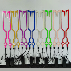 Bán buôn LED ánh sáng ban đêm dải sáng không thấm nước ABS Chất liệu mở mặt xe máy Mũ bảo hiểm đêm cưỡi sửa đổi ABS hộp - Product Image 2