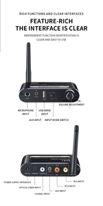 Remote Control Optical Coaxial Digital to <strong>Analog</strong> Audio Converter + Bluetooth Receiver + USB Flash Disk Mp3 Player - Product Image 3