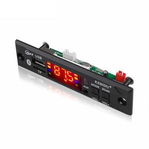 โมดูลวิทยุ FM USB TF ติดรถยนต์5V 12V,บอร์ดถอดรหัส WMA MP3ไร้สาย MP3พร้อมรีโมตคอนโทรล - Product Image 2