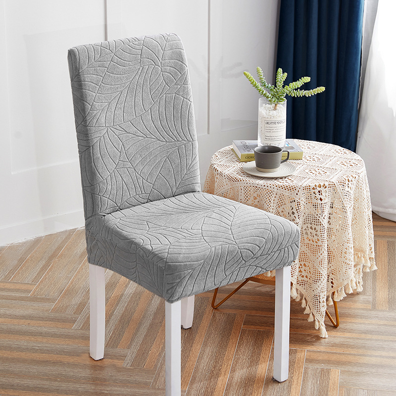 Gris claro-Jacquard impermeable Hoja grande