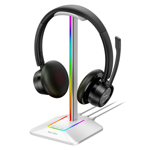 Fabrika yeni arı RGB oyun kulaklığı ekran standı USB 2.0 tip-c 2.0 kulaklık braketi tutucu Mounts & standları ile LED ışıkları - Product Image 1