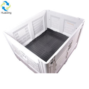 HUADING Reciclaje Estándar Durable Plástico Contenedor a Granel Tamaño Euro Caja Plegable Apilable Almacenamiento Resistente - Product Image 4