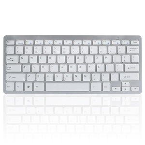 Venta caliente 2,4G inalámbrico Mini teclado de computadora de escritorio llave plana interfaz USB mecánico nueva condición PC tabletas inglés - Product Image 1