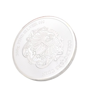 Russian Federation Custom Metal Challenge Coin <strong>Silver</strong> Plated and Souvenir Double Side Souvenir Coin with Boxes - Product Image 1