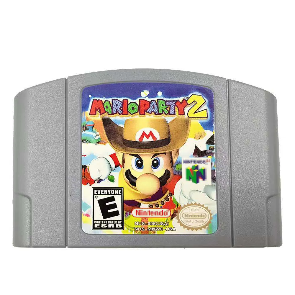 Cartouche de jeu Mario Party 2 pour N64 Version US/NTSC