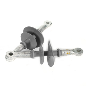 High Tension Strength electrical rubber bushing 6kv 11kv <strong>strain</strong> polymer <strong>insulator</strong>