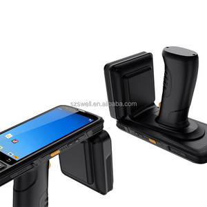 IP65 5 pollici 18 metri Android Uhf Rfid lettore 2d Scanner di codici a barre 12.0 Android industriale Pda per la raccolta di dati Stock - Product Image 5