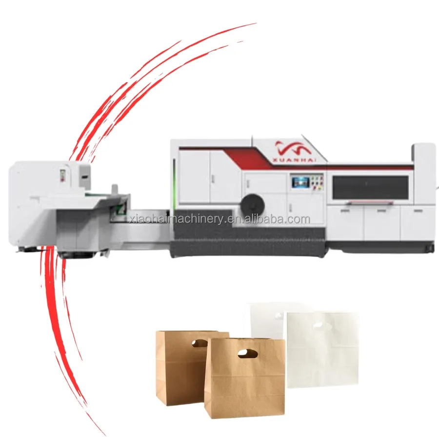 Automatische D-Cut Papier Boodschappentas Kledingzak Maken Machine Met Beste Prijs