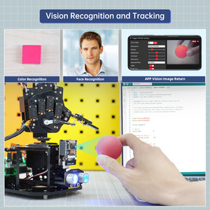 Kit Robot didattico mano bionica Hiwonder uHand UNO programmazione Kit Robot con supporto visione AI Kit di espansione del sensore robotico