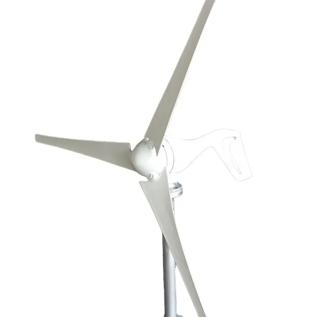 Turbina aerogeneradora horizontal de energía verde, 100w, 200w, 300w, 400w, pequeño sistema de viento solar