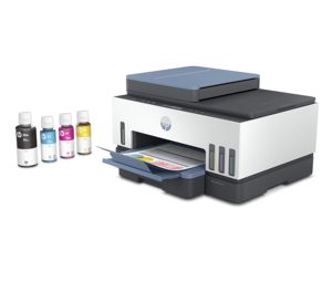 HP ถัง755สี LaserJet All-in-One เครื่องพิมพ์ด้วยการพิมพ์สองหน้าอัตโนมัติ, ไร้สาย, การพิมพ์, การทำสำเนา, การสแกน