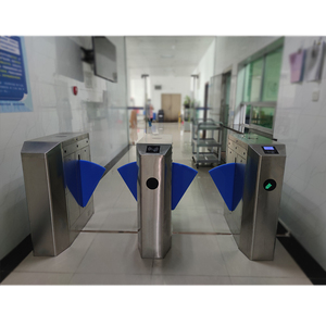 Automatisches Drehkreuz-Drehkreuz mit Klappen klappe für effiziente Zugangs kontrolle Für die Zugangs kontrolle der U-Bahnstation - Product Image 5