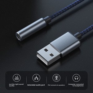 USB Type-C至3.5毫米Aux OTG适配器，带DC输出新条件OTP保护转换器，用于计算机HiFi音频电缆 - Product Image 5