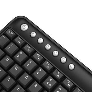Mini teclado con cable original de 86 teclas, plug-and-play, teclado USB estándar para ordenador, oficina, negocios