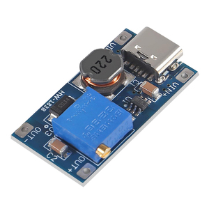 Tipo-C MT3608 Convertidor de refuerzo de 2A Módulo ajustable Placa reguladora de voltaje Voltaje de entrada 2-24V a 5-28V Voltaje de salida - Product Image 2