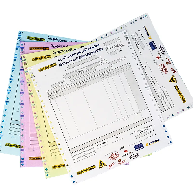 コンピューターa4a3サイズコピーフォーム請求書23 4プライ連続ノーカーボン印刷用紙