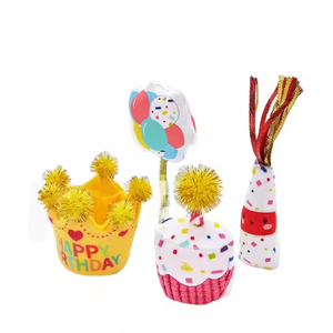 Yopet, venta al por mayor, globo de cumpleaños, juguete de peluche para gatos dentro de hierba gatera, accesorios y juguetes para mascotas para fiesta y celebración de cumpleaños - Product Image 4