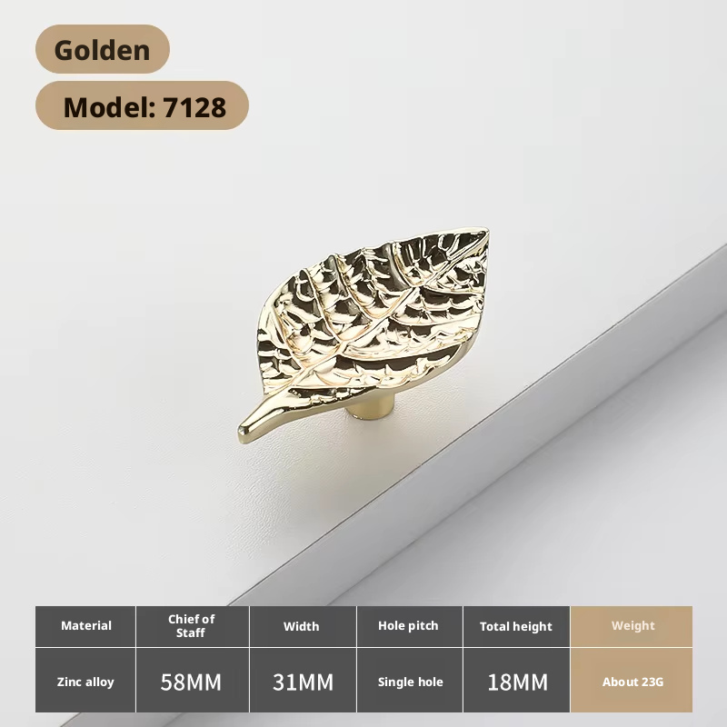 7128-Leaves light gold