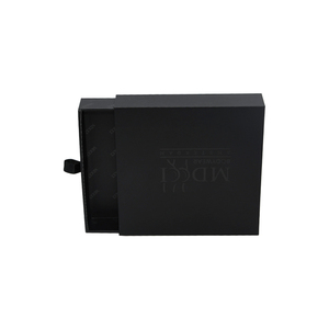 Sang trọng màu đen mờ trượt giấy các tông hộp bán buôn tùy chỉnh trượt ra ngăn kéo bao bì - Product Image 2