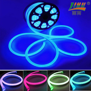 Shanghai Liyu 12V 1cm สาย LED แบบยืดหยุ่นตัดได้หลอดไฟนีออนตัดได้แถบไฟนีออนสำหรับภูมิทัศน์ที่มีดาวมหากาพย์