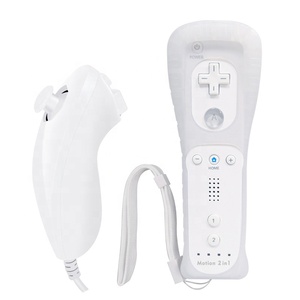 2-in-1任天堂WiiリモコンNunchuckシリコーンカバーストラップ内蔵モーションプラスプラスチック素材 - Product Image 4