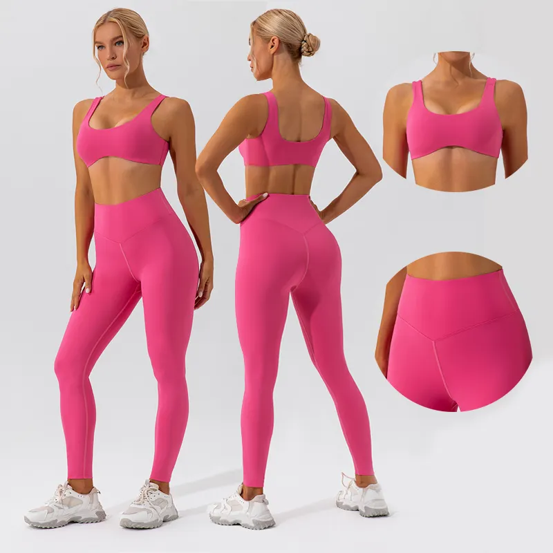 Top mujer tela niñas Atlético fitness deportes fitness yoga desgaste Ropa deportiva Mujer activo desgaste yoga entrenamiento conjuntos para mujeres