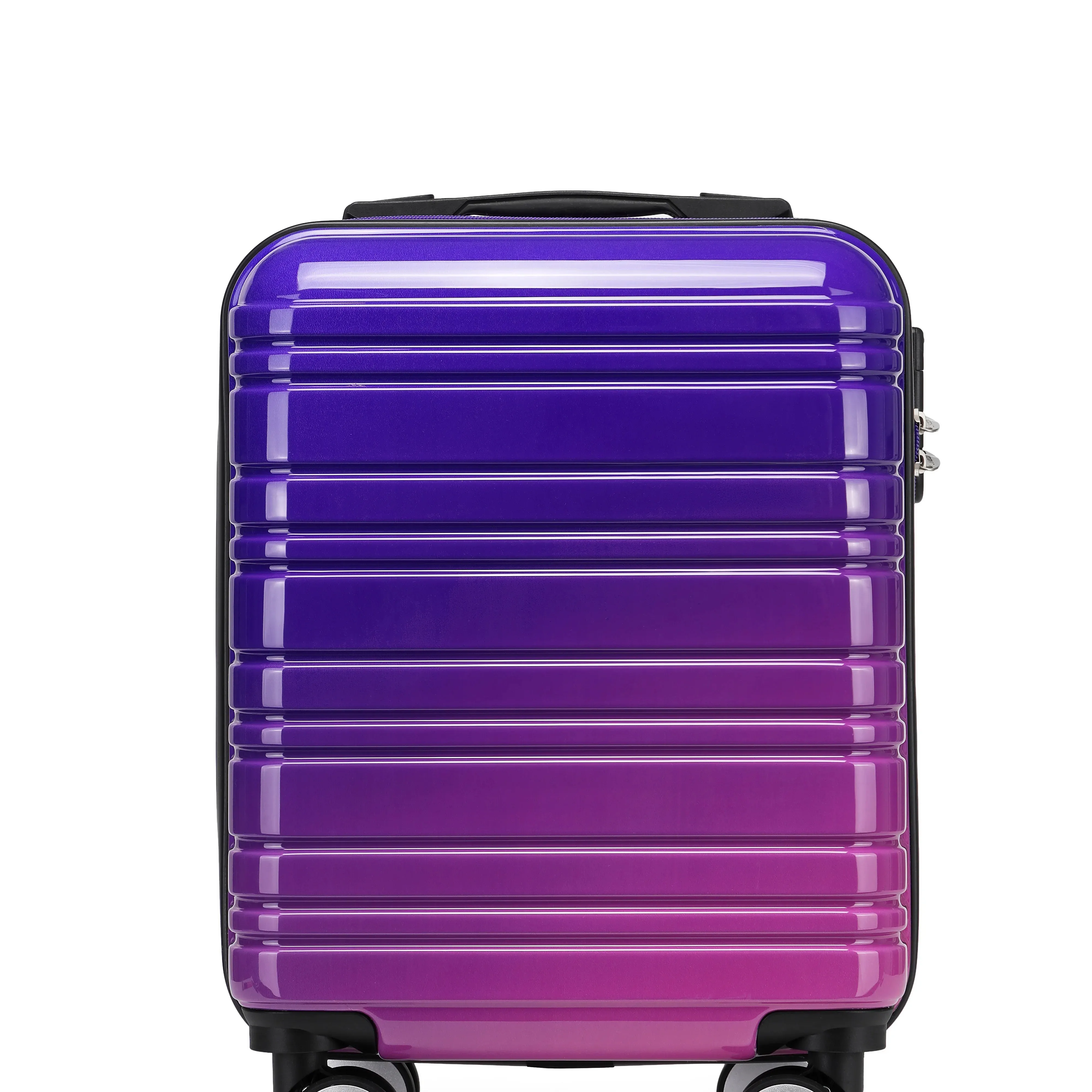 Nouveau design de sacs à bagages imprimés PC/ABS Cases 4 Piece Abs Hard Shell Valise Set Trolley Travel Bag