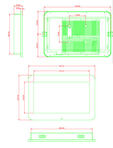 11.6 Inch Capacitive <strong>Computer</strong> 4GB RAM 64GB SSD with Windows10 <strong>System</strong> 2xLAN VGA 1xHDMI Display Industrial Touch Screen Panel PC - Product Image 5