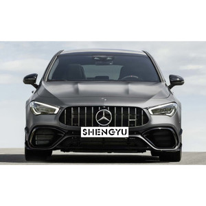 ベンツCLAクラスW118 20-22に適合した車のバンパーCLA45 AMGスタイルへのアップグレードには、グリルリアリップ排気を含む修正 - Product Image 1