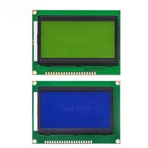 128*64 DOTS LCD-Modul 5V Gelbgrün 12864 LCD mit Hintergrund beleuchtung ST7920 Parallel anschluss LCD12864 - Product Image 1