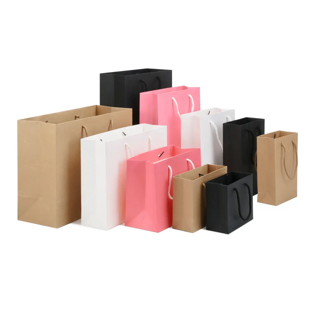 Aangepaste Ontwerp Hot Koop Luxe Kleurrijke Papier Kleding Verpakking Gift Winkelen Papieren Zak Met Vlinderdas