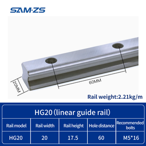 Sistema de riel de guía de movimiento lineal de precisión de alta velocidad EGW impermeable para maquinaria de procesamiento de alimentos embalaje guías lineales - Product Image 6