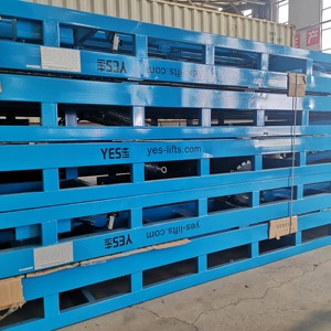Rampa de muelle hidráulica de 4 toneladas Nueva plataforma de carga móvil de acero Fácil de operar con eslinga de cadena eléctrica Carga y descarga - Product Image 4