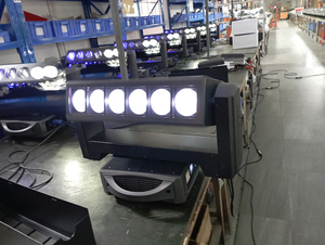 หลอดไฟ LED เอฟเฟกต์มีหลอดไฟ LED ความยาวโฟกัส6แบบพร้อมคานและฟังก์ชั่นการย้อมสีมีโคมไฟแฟลชด้านหลัง DA660 - Product Image 6