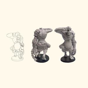 3D定制聚氯乙烯树脂ABS微型人物卡通风格玩具模型动物角色桌面游戏 - Product Image 2