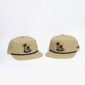 Vente directe 5 Panel Flat Edge Waterwoman Hat Nylon Léger Non Structuré Snapback Rope <span class=keywords><strong>Cap</strong></span> Surf <span class=keywords><strong>Cap</strong></span> - Product Image 1