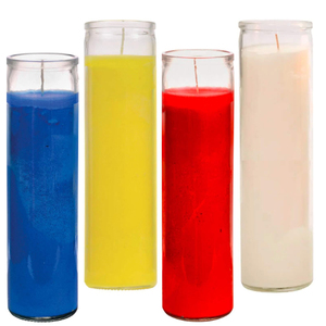 3 pcs dài đốt thời gian lọ thủy tinh màu đen không mùi 7 ngày khu bảo tồn tưởng niệm Tôn Giáo giá rẻ cầu nguyện nến Christian cầu nguyện nến - Product Image 6