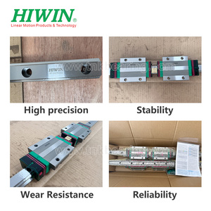100% Taiwan Hiwin Distributors HGH25 1500mm Z Axis Motion HGR25 HGL15CA Grease Nipple 25mm HG <strong>Linear</strong> <strong>Guide</strong> <strong>Rail</strong> with Slide <strong>Block</strong> - Product Image 2