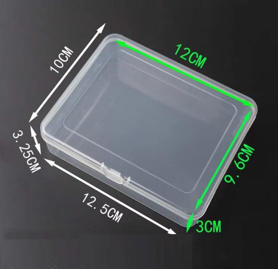 Transparent Rectangle 12.5*10*3.25cm