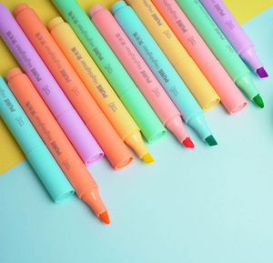 学生学校用彩色三角形荧光笔记号笔 - Product Image 2