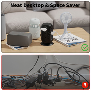 New Design <strong>12</strong> Way+4 USB Ports+1 Type-c Us Electric Multi Plug Power <strong>Socket</strong> Extension Power <strong>Socket</strong> Ac Power <strong>Socket</strong> - Product Image 3