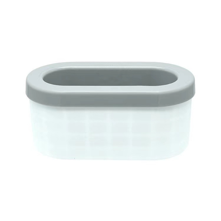 Seau blanc + couvercle gris (sac OPP)