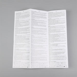紙折り会社概要パンフレット製品説明書カスタムフライヤーリーフレット印刷サービス説明書 - Product Image 5