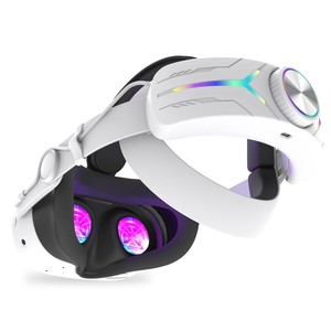 VR Head Strap for Meta <strong>Quest</strong> 3 and Quest3S with 12000 MAh Battery USB Fast Charge with RGB Light Quest3s Accessories Wholesale - Product Image 5