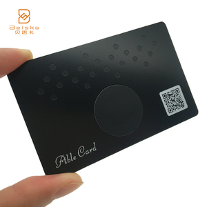 RFID Custom Printing Personalized <strong>QR</strong> <strong>Code</strong> Contactless Access Control Card Smart NFC Metal Luxury Visiting Card - Product Image 3
