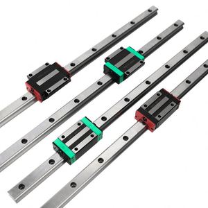 Tornillo de bola de rodamiento de guía lineal ajustable barato con bloque de precisión de tuerca Mini guía lineal de eje de riel - Product Image 4