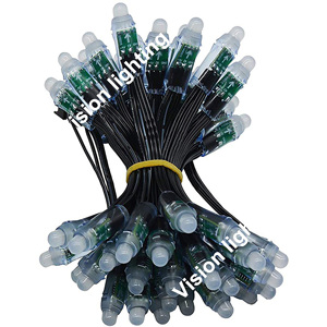 Hohe Helligkeit WS2811 RGB Pixel Lichterkette Outdoor Weihnachten Dekoratives Beleuchtungs modul Programmier bar - Product Image 5