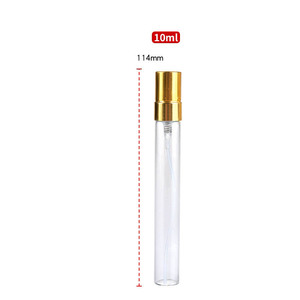 Portable Small Refillable Perfume Atomizer Spray Pump Glass <strong>Bottle</strong> <strong>2.5ml</strong> 3ml 5ml 10ml Tube <strong>with</strong> Aluminum <strong>Cap</strong> - Product Image 6